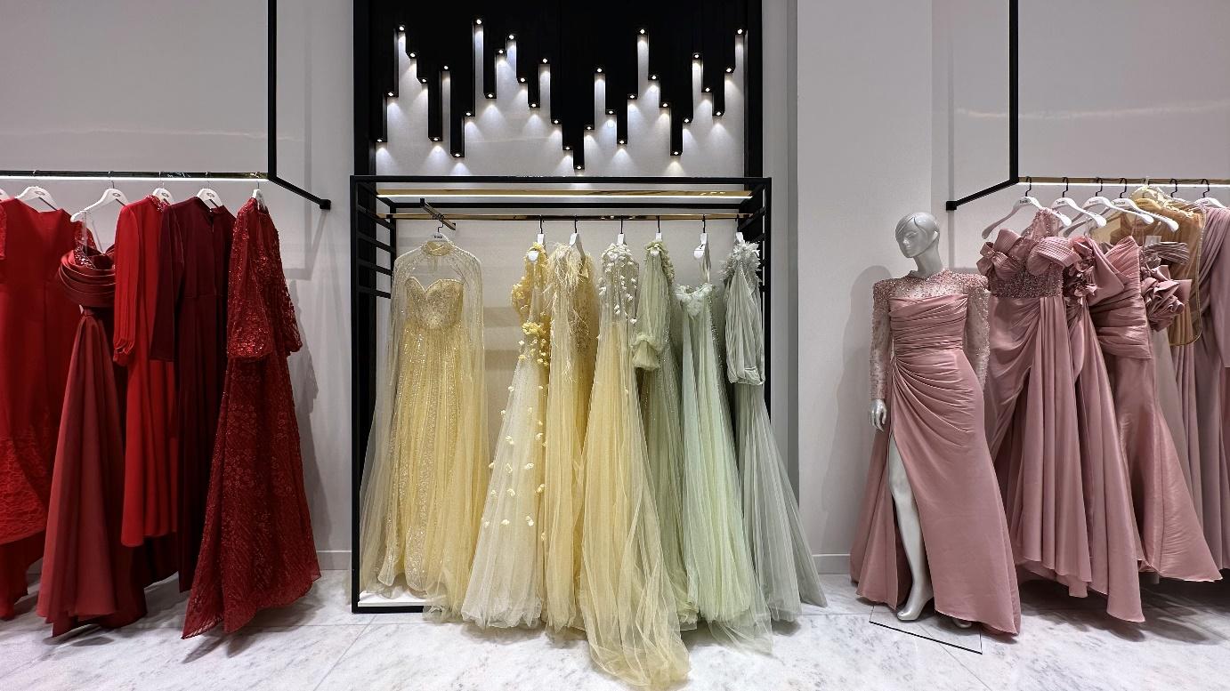 A group of dresses on swingersAI-generated content may be incorrect.