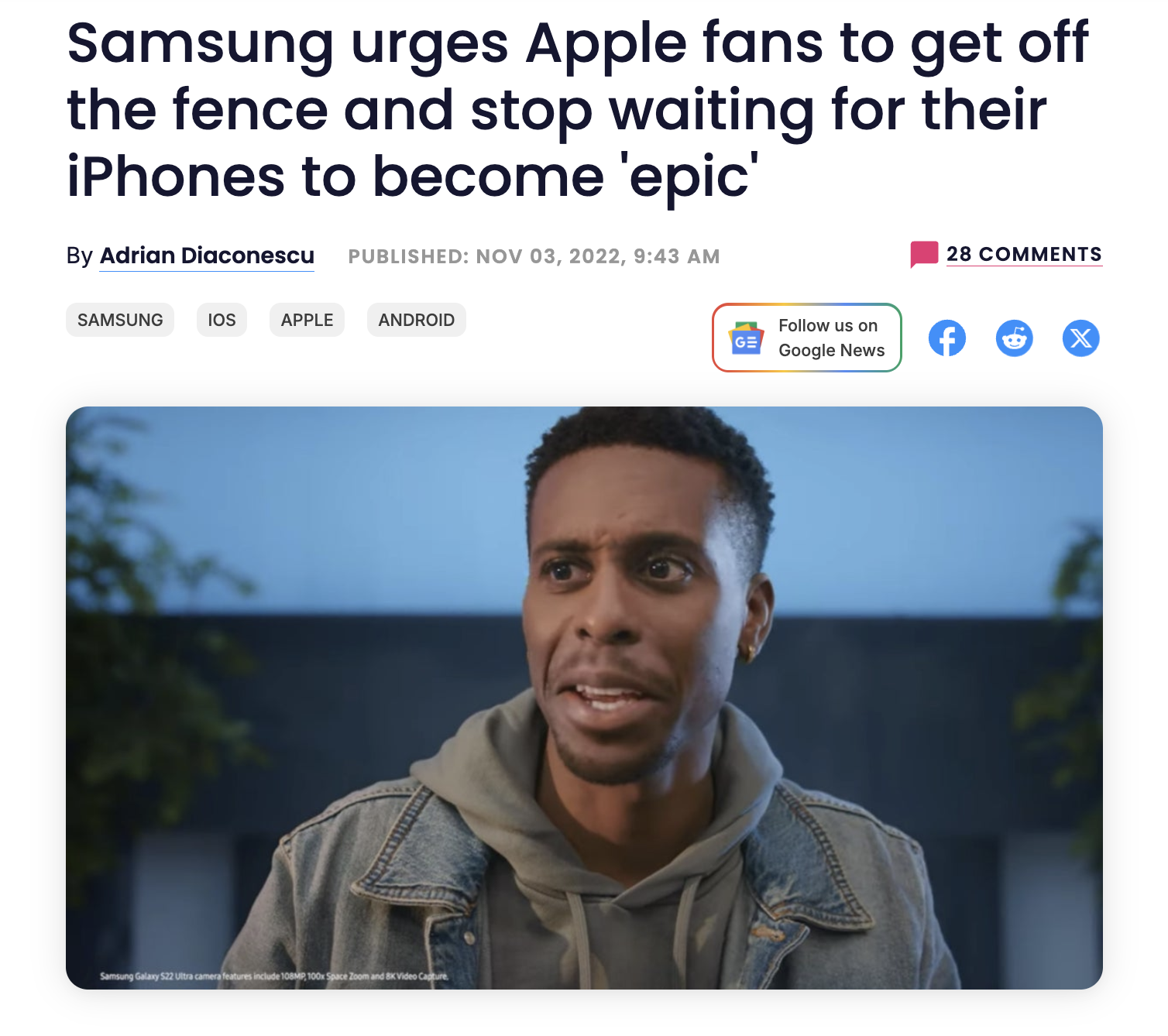 samsung versus apple