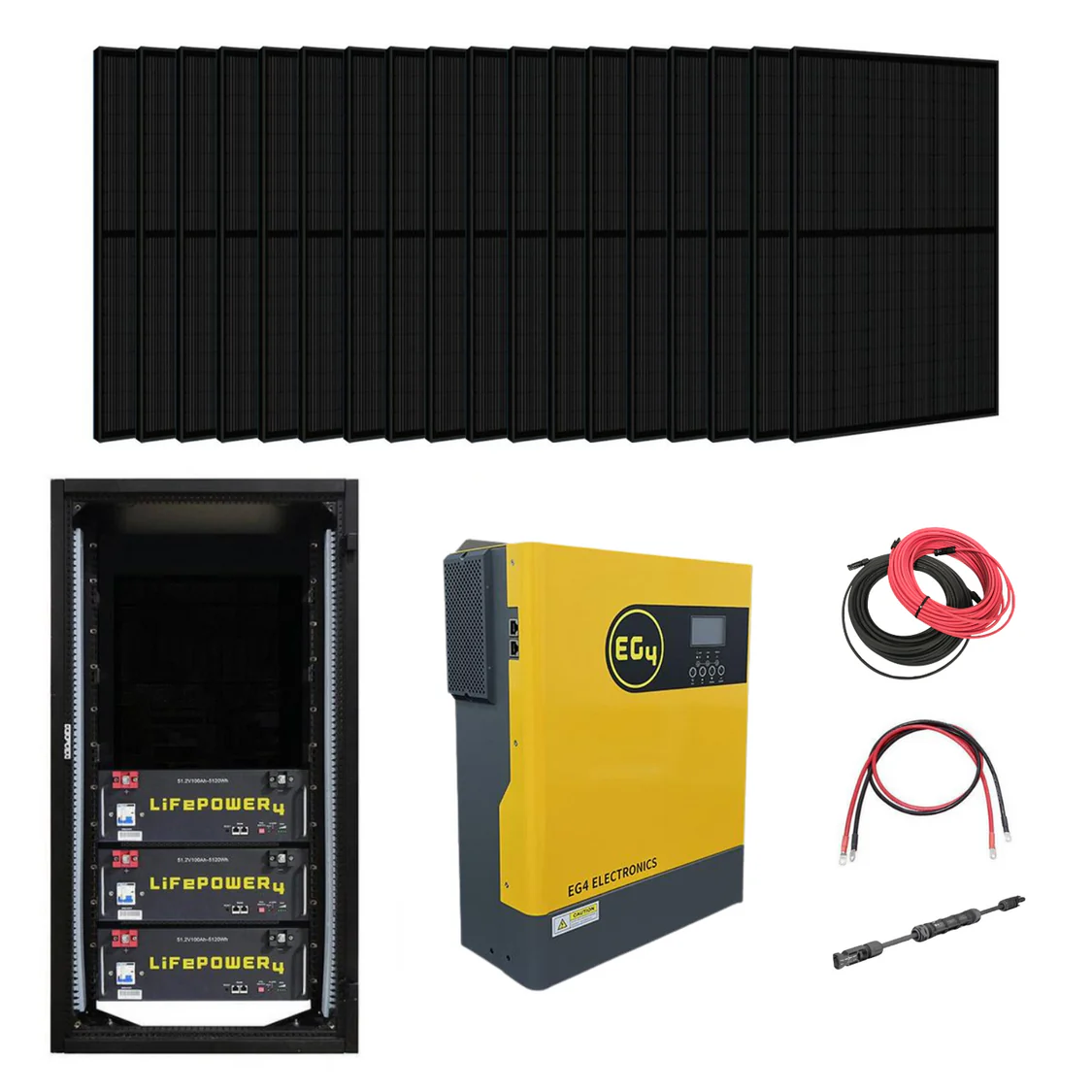 Complete Off-Grid Solar Kit - 3000W 120V Output