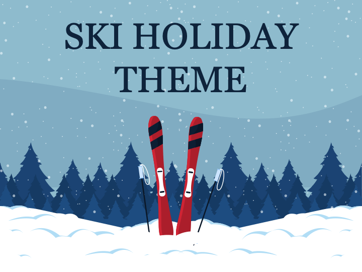 Ski Holiday Theme Slide