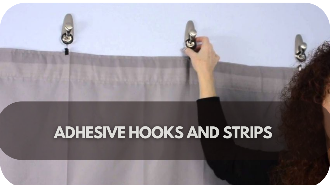 Tricks to Hang Curtains in a Rental: Adhesive Hooks and Strips