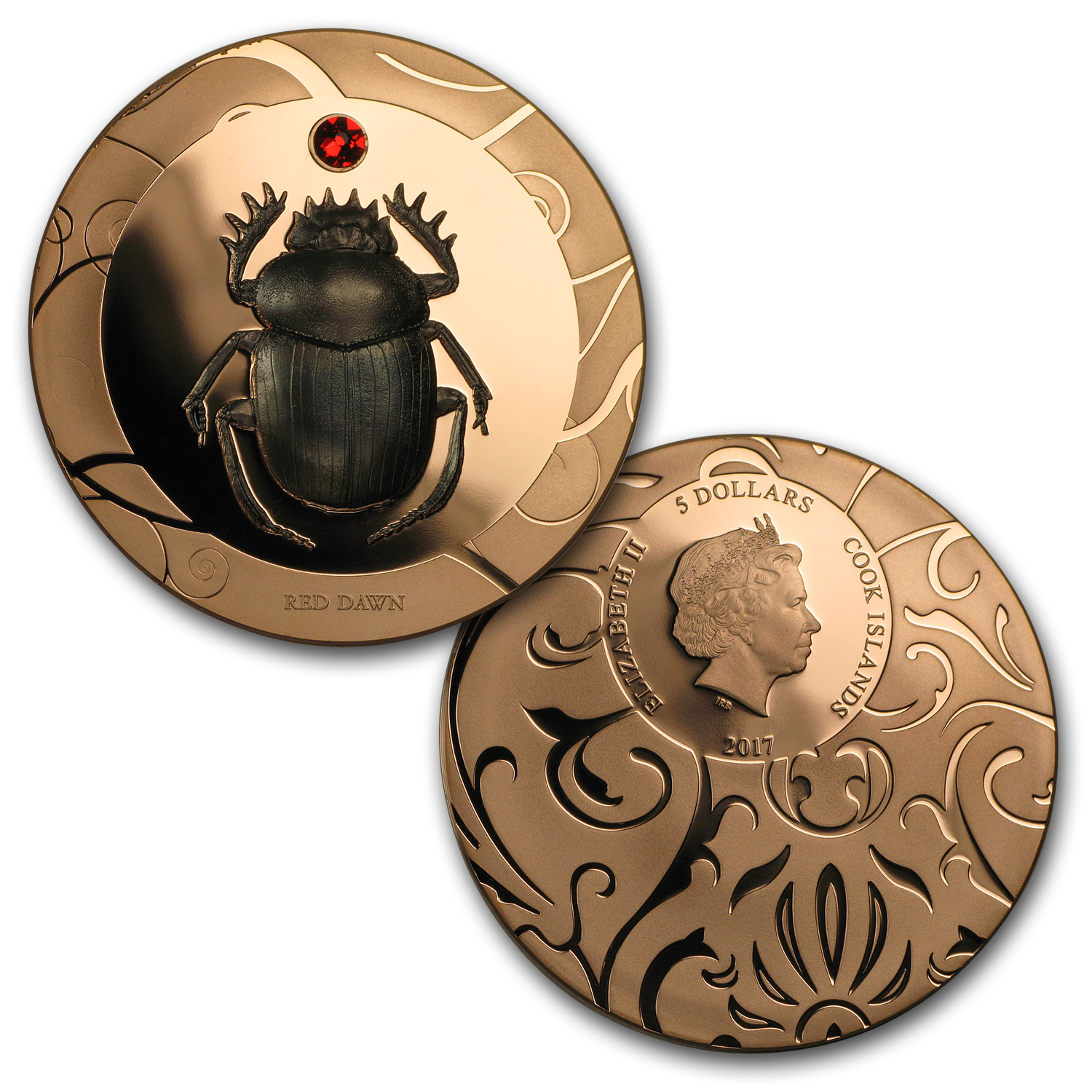 Cook Islands Silver Desert Heat Scarab 3-Coin Set