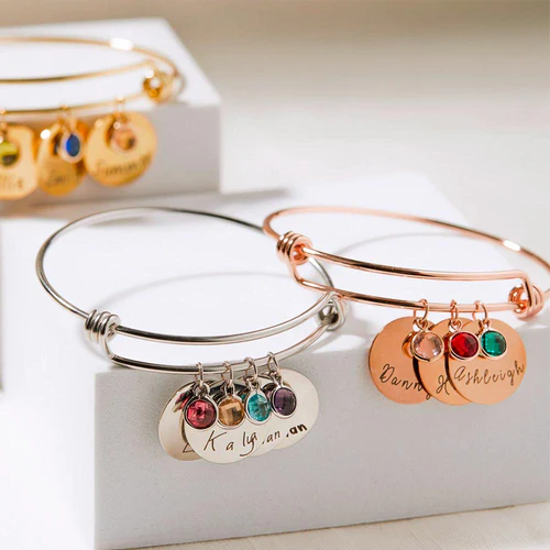 Personalized bangles 
