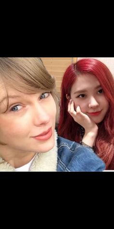 This contain an image of Taylor Swift and BLACKPINK's Rosé