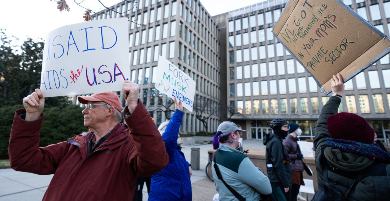 Activists protest to 