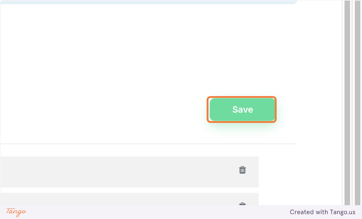 Click on Save