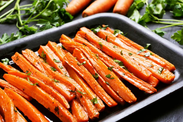 how to cut carrots for roasting