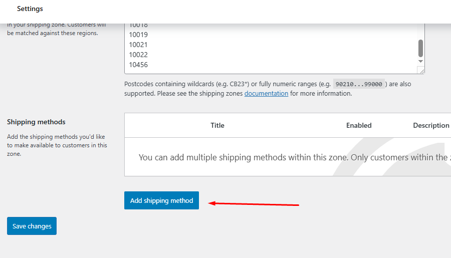 add shipping method