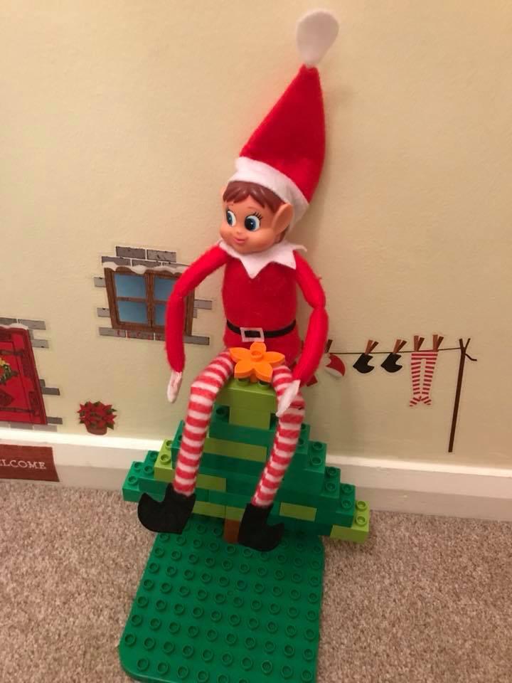 elf on the shelf funniest ideas using lego