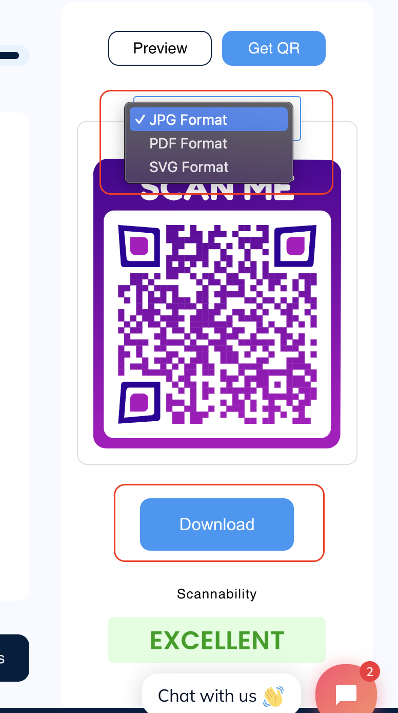 mobiqode : QR code file types