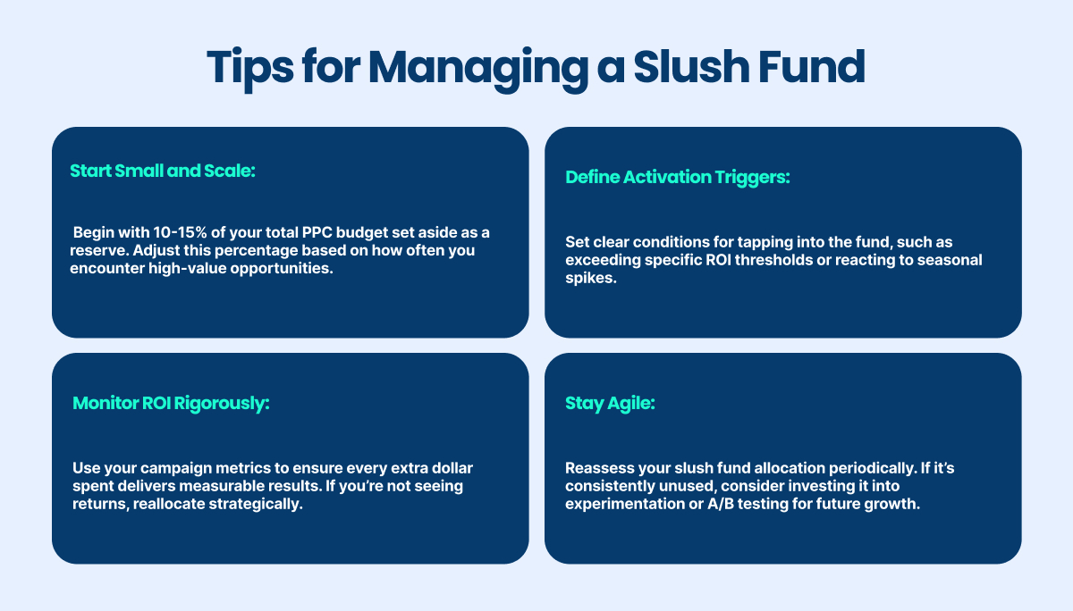 tips for slush fund