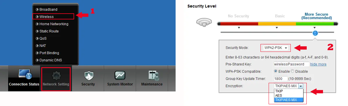 How Do I Configure My Modem to WPA2?