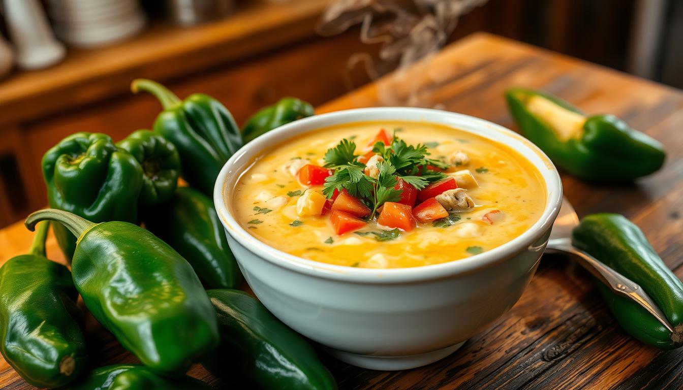 chicken poblano soup