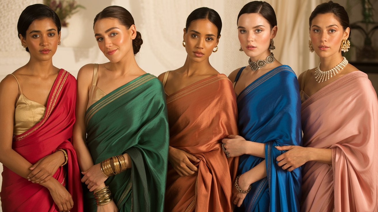 Wheatish Skin Tone Sarees