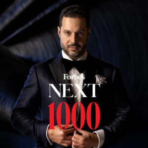 Ross being featured in Forbes' Next 1000.