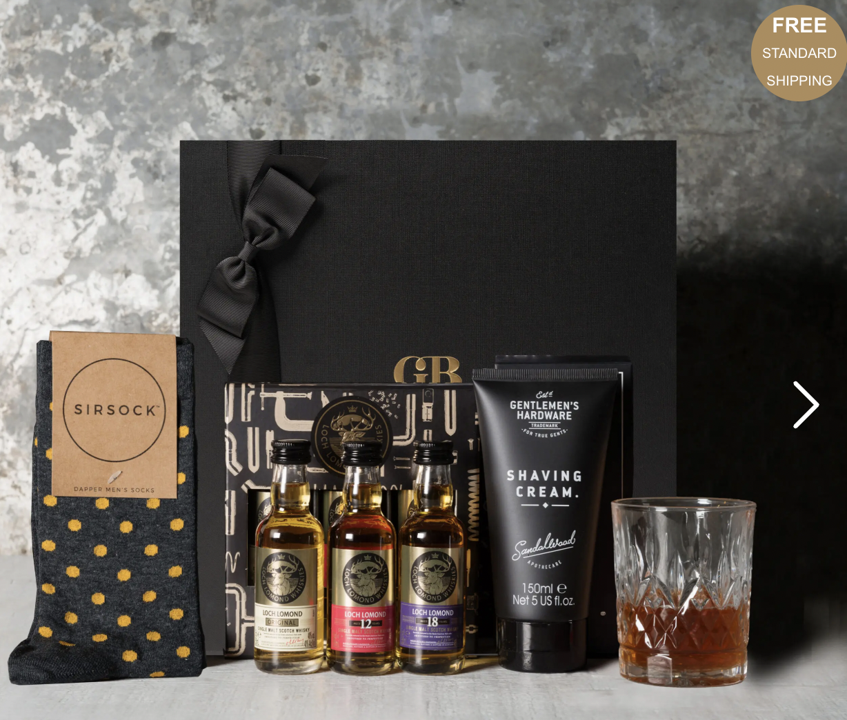 The Gentlemans Whisky Taster Pack from The Gourmet Basket