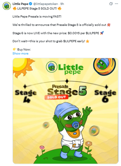 Little Pepe Stage 6 में करें एंट्री, Stage 5 हुआ SOLD OUT