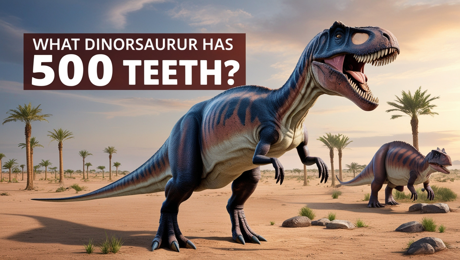 What Dinosaur Has 500 Teeth