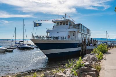 Spirit of Ethan Allen docked at Burlington Waterfront
