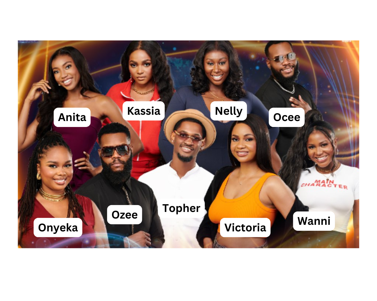 Nine BBNaija season 9 housemates up for possible eviction in Week 9