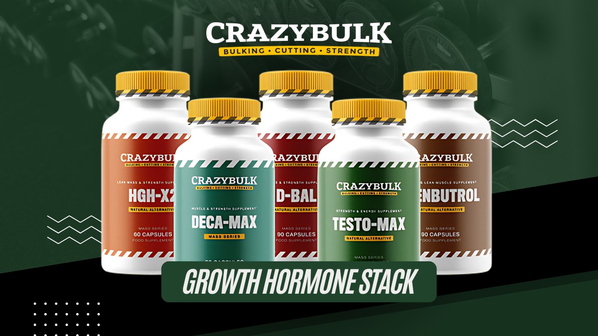 CrazyBulk Growth Hormone Stack - Safest Stack for Muscle Gain