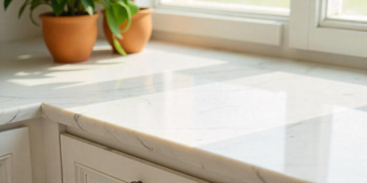 Marble countertops