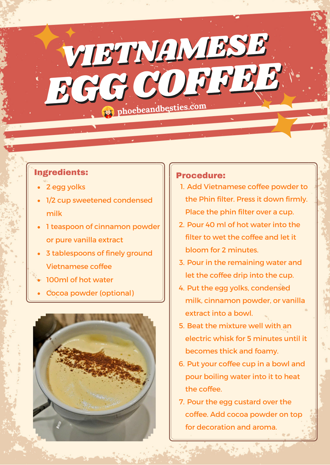 vietnamese egg coffee recipe