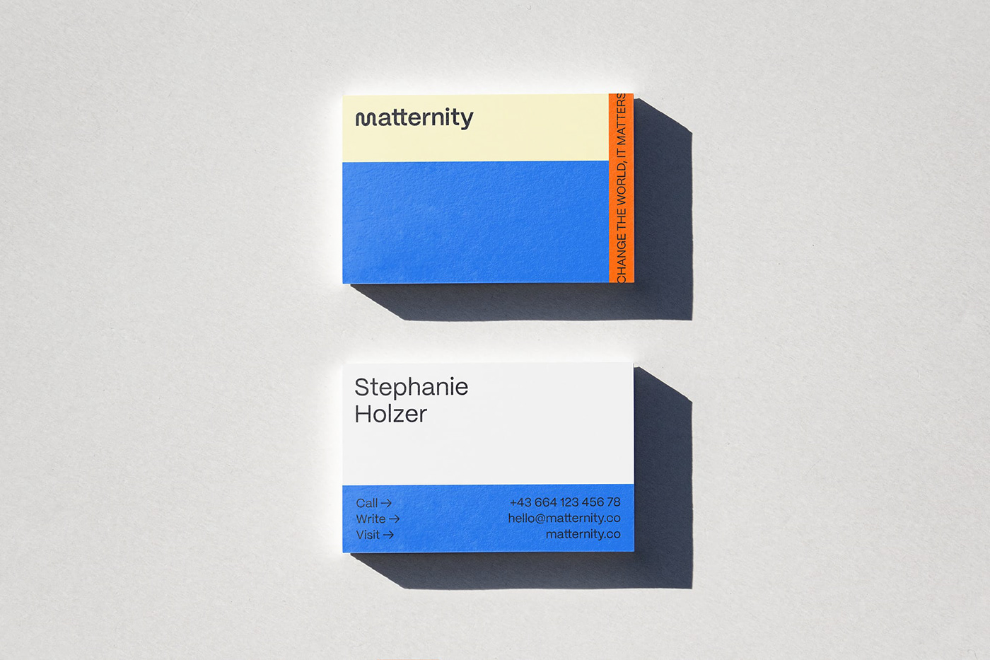 Image from the  Matternity’s Bold Take on Branding and Visual Identity: Unveiled article on Abduzeedo