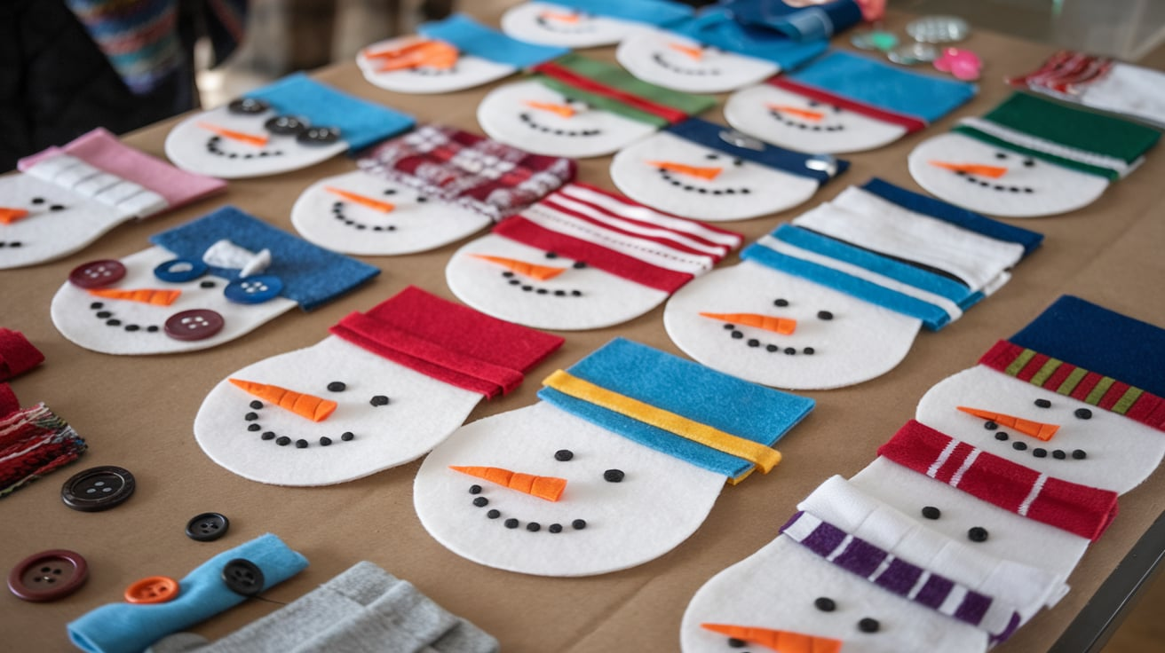 snowman hats for crafts 4.6 inches