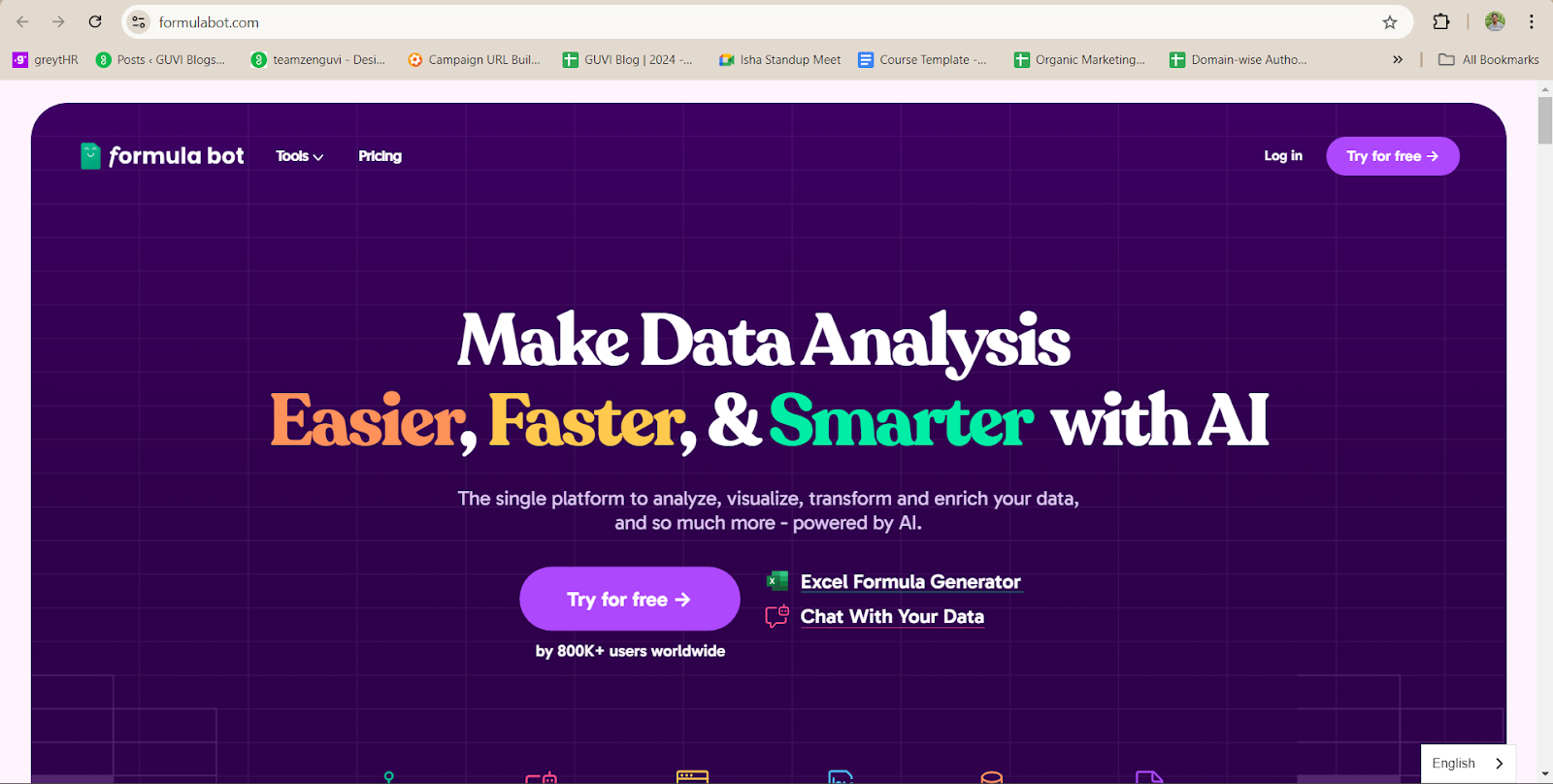 Excel Formula Bot