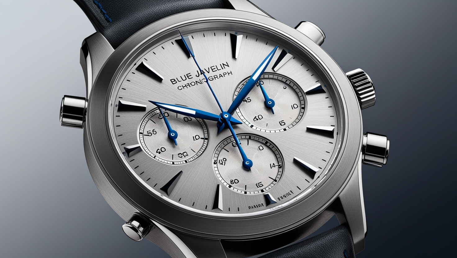 Blue Javelin Chronograph Watch Hands