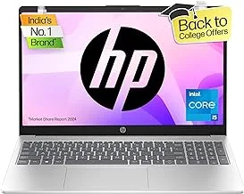 HP Laptop 15, 13th Gen Intel Core i5-1334U, 15.6-inch (39.6 cm), FHD, 16GB DDR4, 512GB SSD, Intel Iris Xe graphics, Backli...