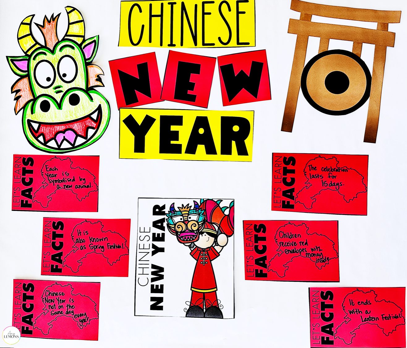 Chinese New year Anchor Chart eith facts