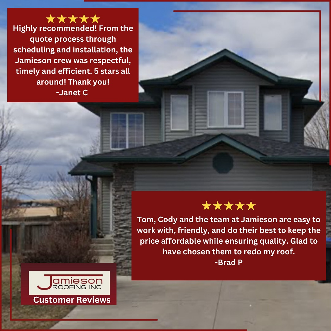 Customer reviews on Jamieson Roofing