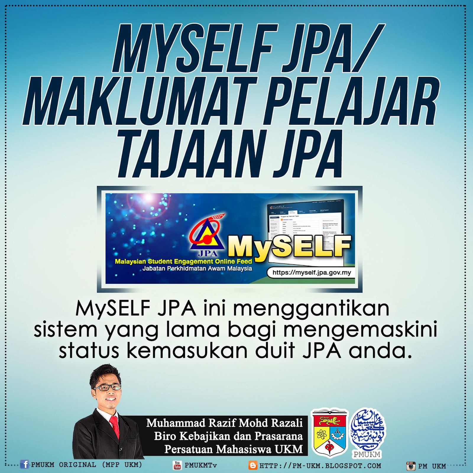 MySELF JPA - Cara Daftar Pengguna Kali Pertama & Login