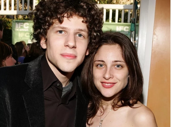 Anna Strout and Jesse Eisenberg 