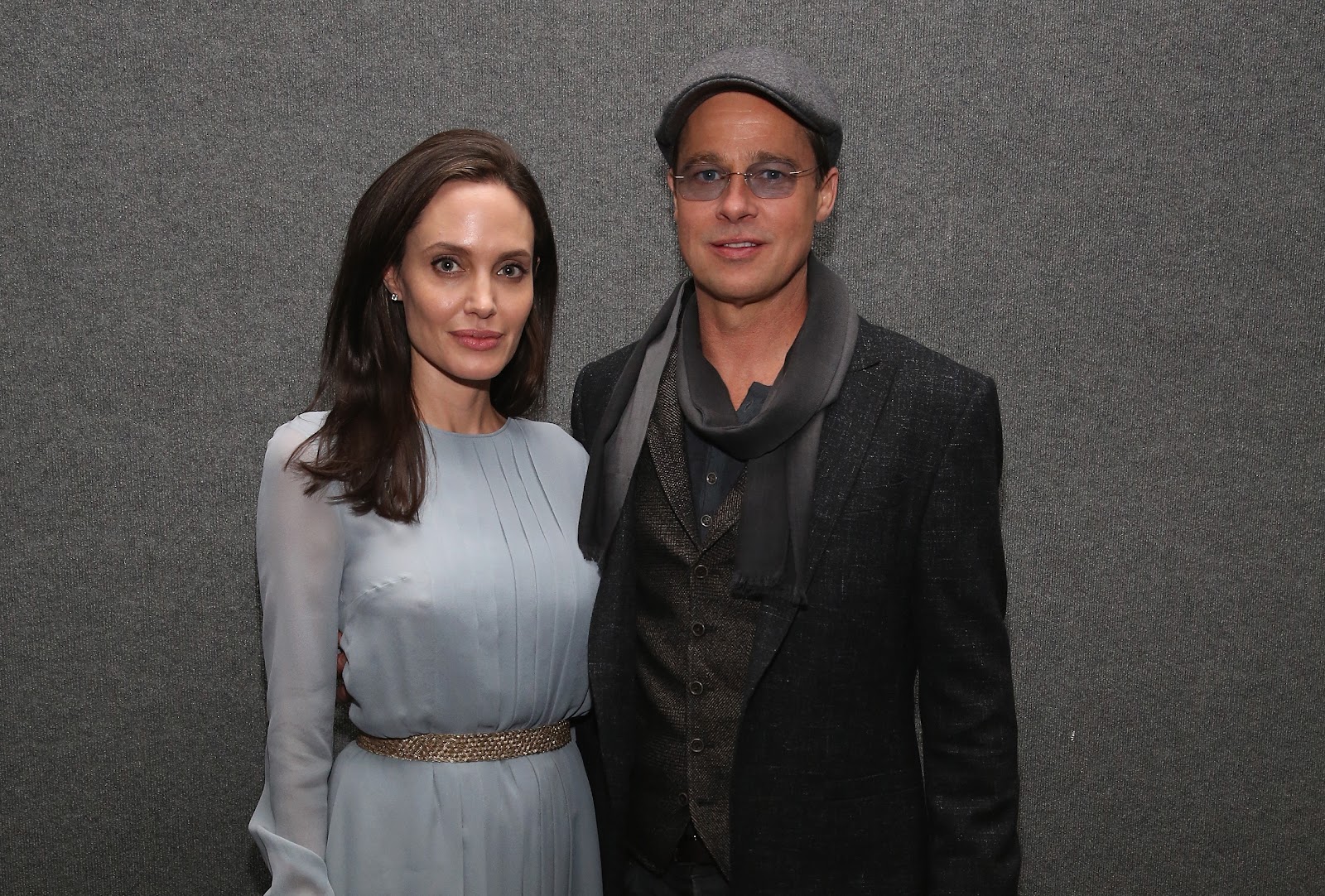 Angelina Jolie and Brad Pitt at the screening of "By the Sea" on November 3, 2015, in New York City. | Source: Getty Images