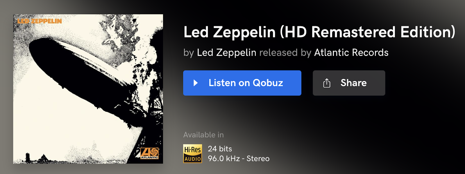 Led Zeppelin Led Zeppelin Remastered Edition