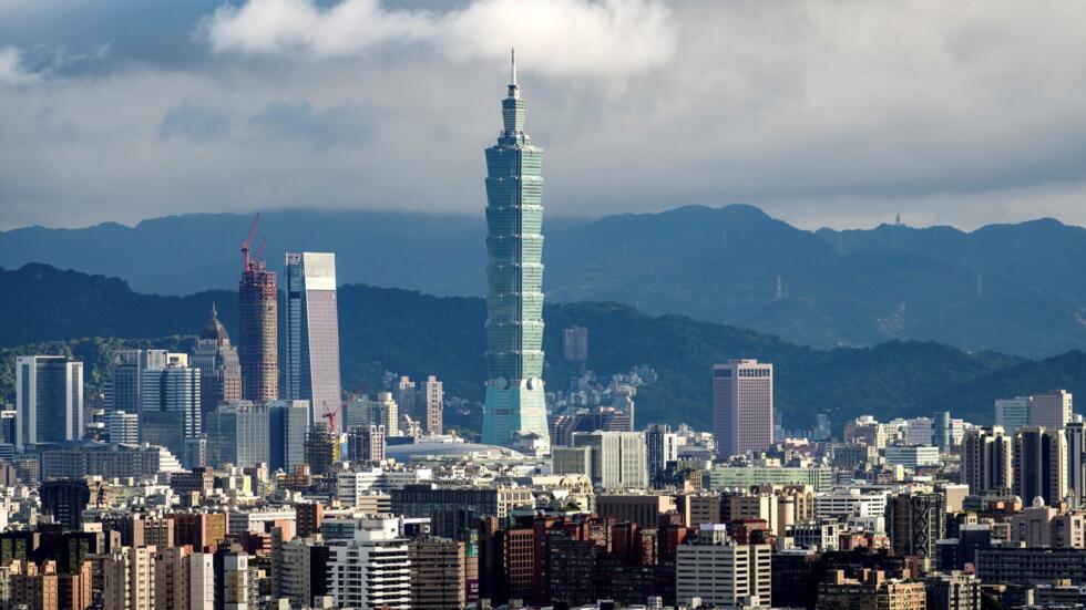 Vue sur le quartier moderne de l'est de Taipei, le 3 décembre 2022.