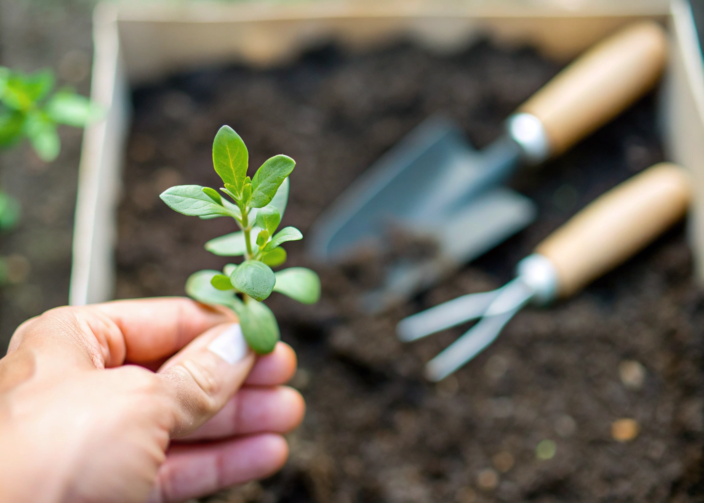 planta Panaceia pronta para ser plantada