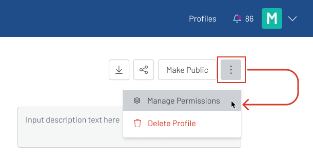 Sharing Profiles & Managing Permissions