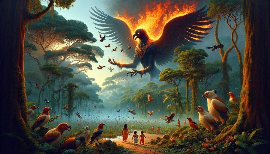 Why Agni spared the Sarngaka birds during the forest fire [Section CCXXXI]