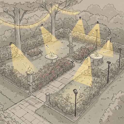 Setting the Scene: Planning Your Romantic Garden Lighting