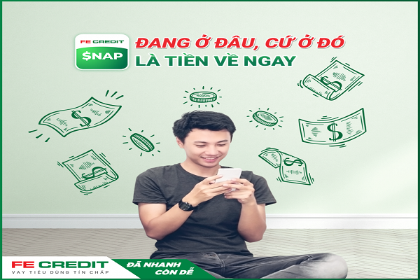 Vay tiền mặt Fe Credit online vô cùng dễ dàng