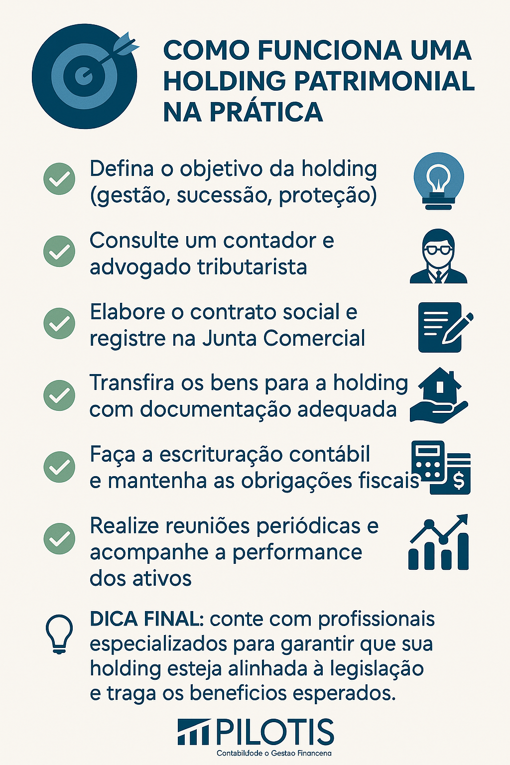 Passo a passo para montar uma holding patrimonial