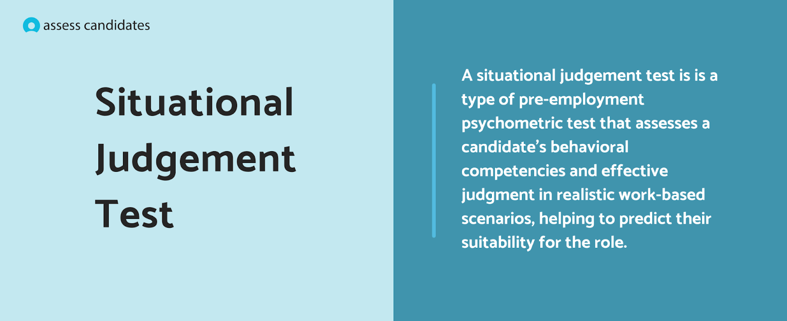 What is a Situational Judgement Test?
