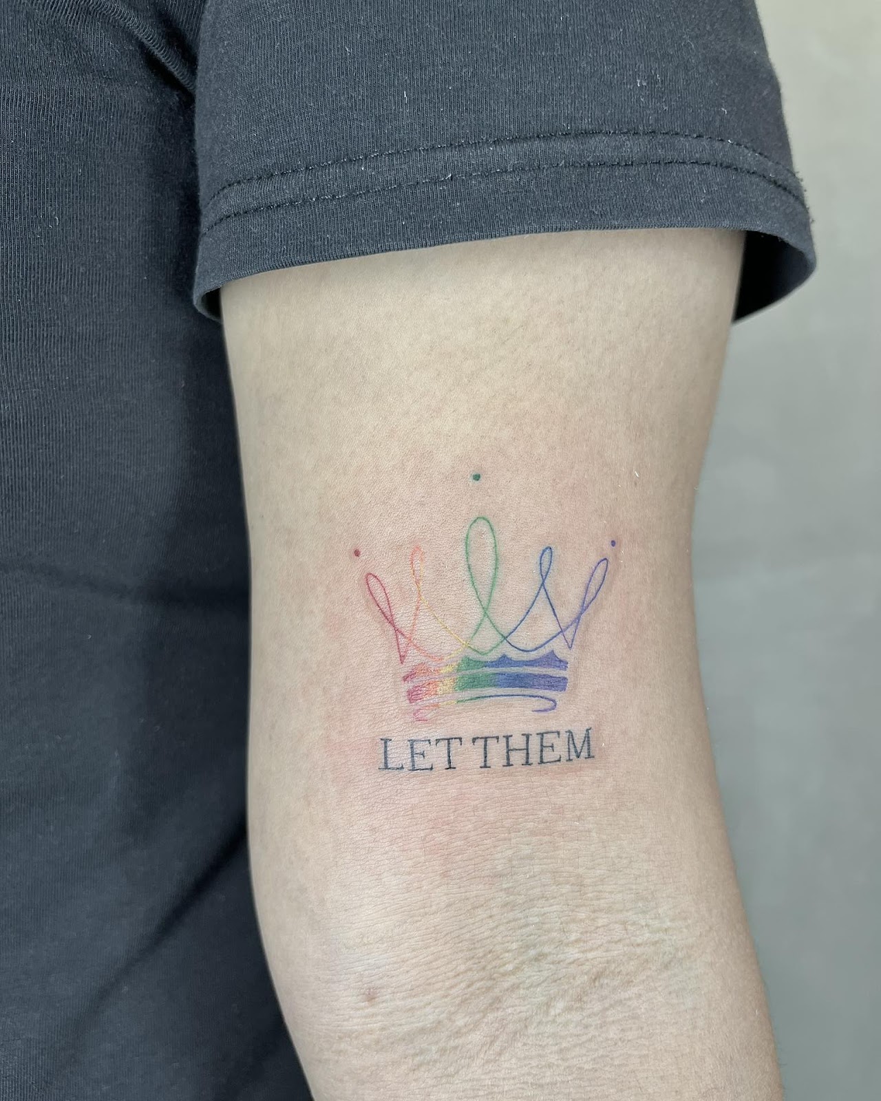 Let Them Crown Tattoo