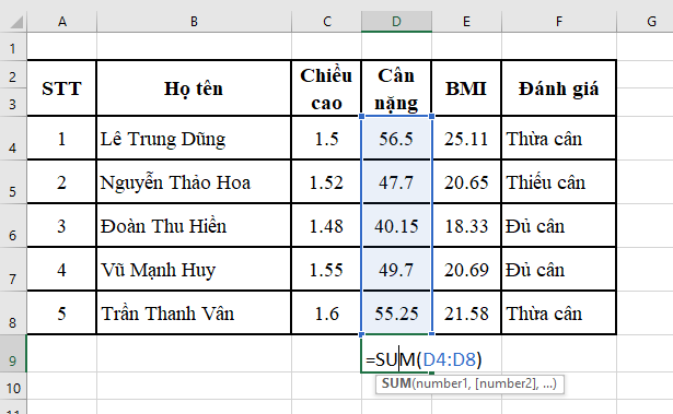 CHỦ ĐỀ E: BÀI 1 - LÀM QUEN VỚI BẢNG TÍNH ĐIỆN TỬ