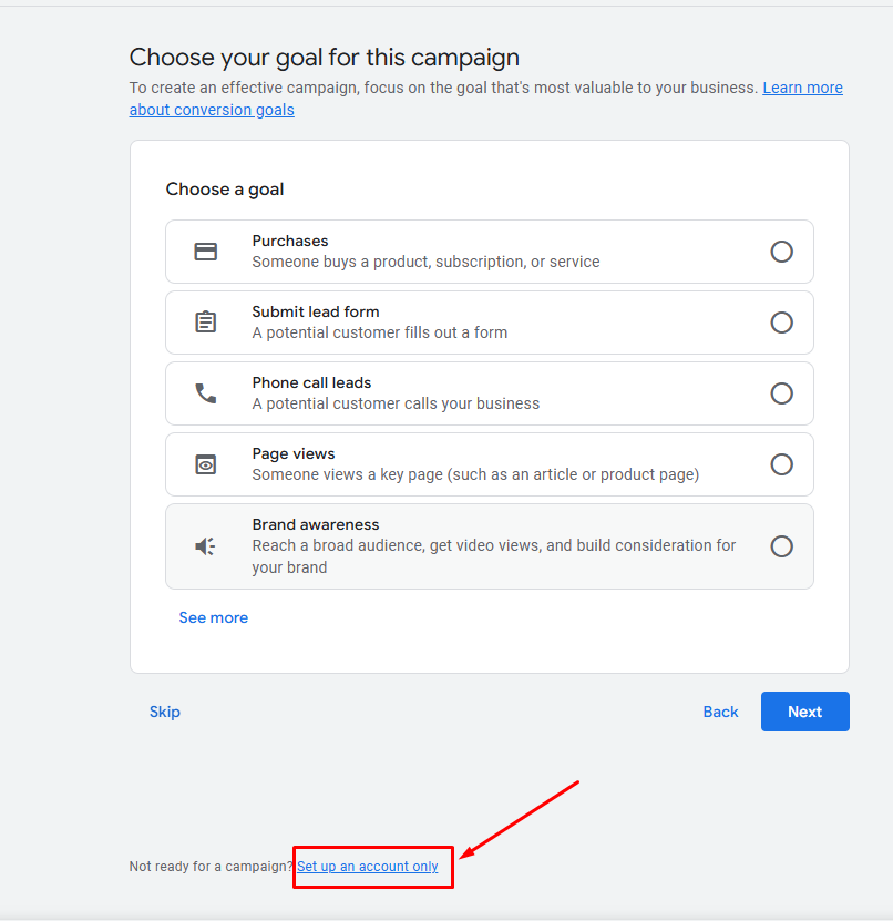 create google ad account