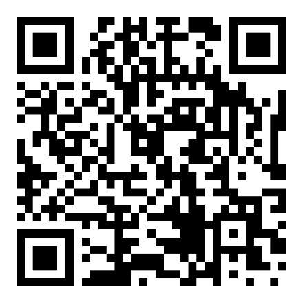 A qr code on a white background

Description automatically generated